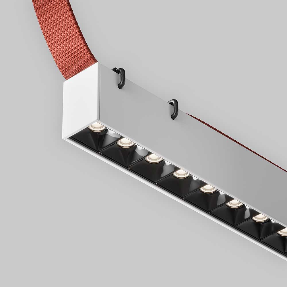Подвесные светильник Подвесной светодиодный светильник Maytoni Technical Pendant system Parity Points черный металлические / алюминий — фото 2