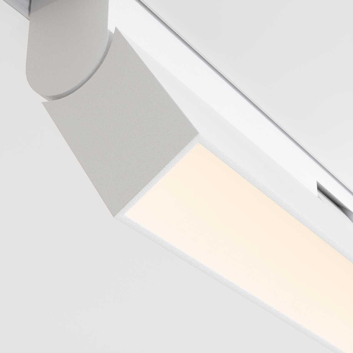Трековые светильник Трековый светодиодный светильник Maytoni Technical Basis Rot, Белый белый пластиковые / алюминий / пластик — фото 4