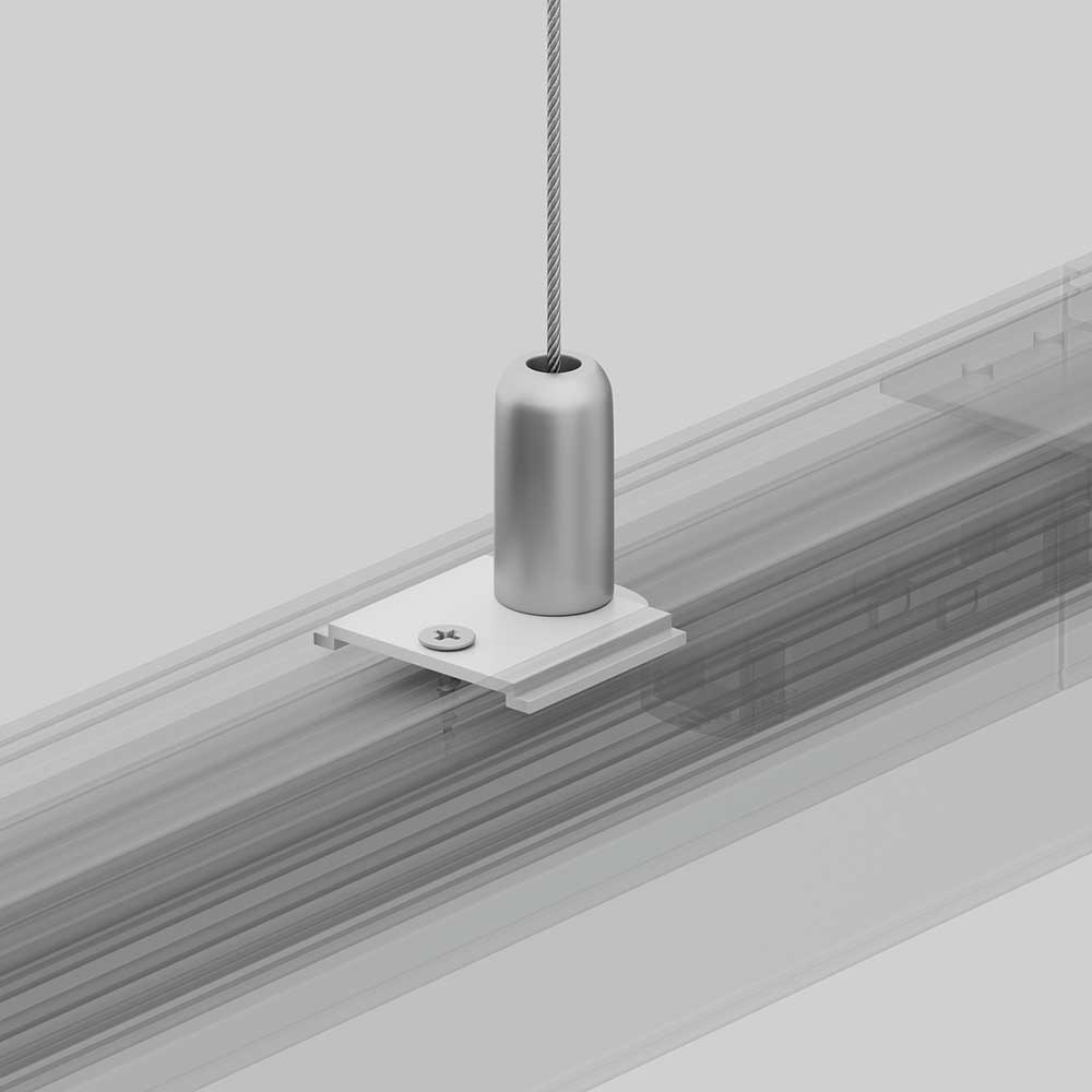 Трековые систем Крепление для троса магнитного шинопровода Maytoni Magnetic track system TRA004HP-21W белый металлические — фото 2