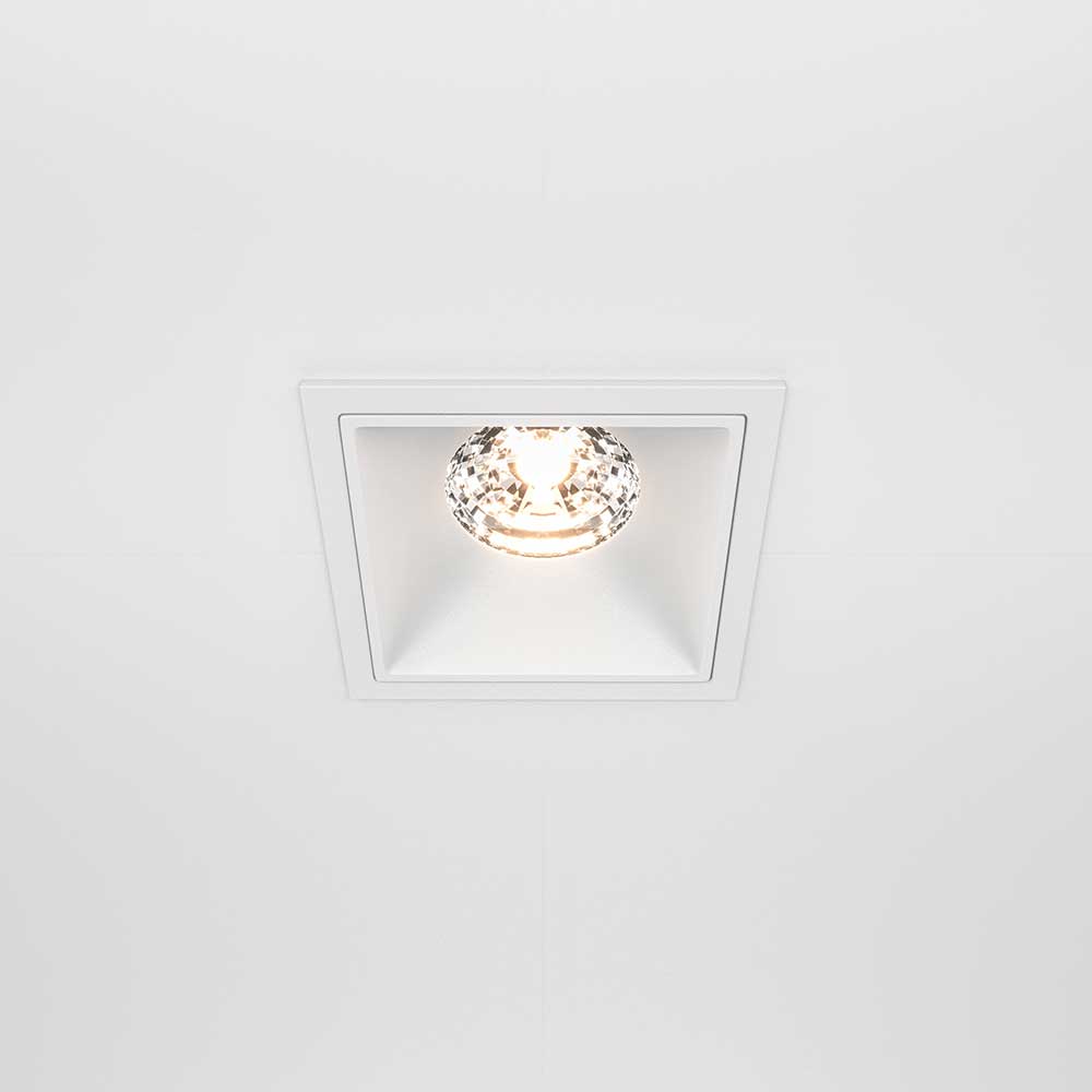 Офисное освещение Встраиваемый светильник Maytoni Alfa LED DL043-01-15W3K-D-SQ-W, Белый белый металлические / алюминий и пластик — фото 4