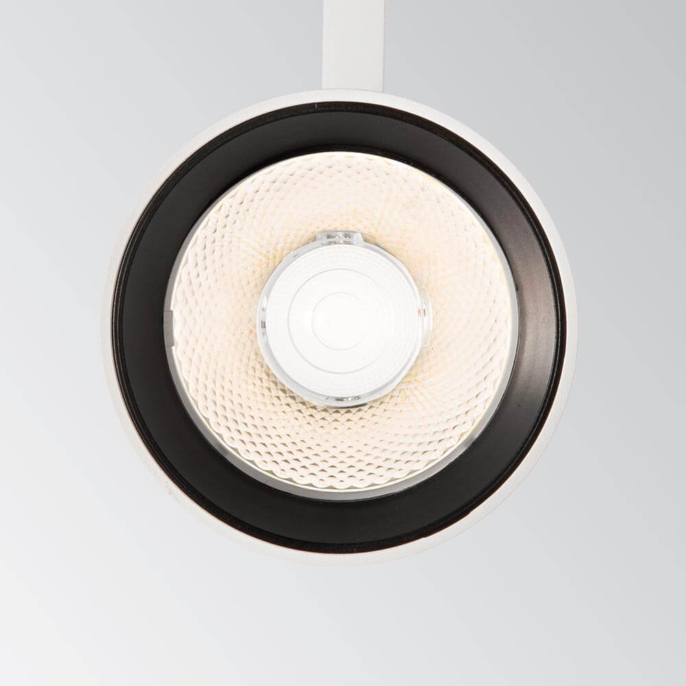 Трековые светильник Трековый светодиодный светильник Ideal Lux Quick 30 WH On-Off, Белый белый металлические / металл — фото 3