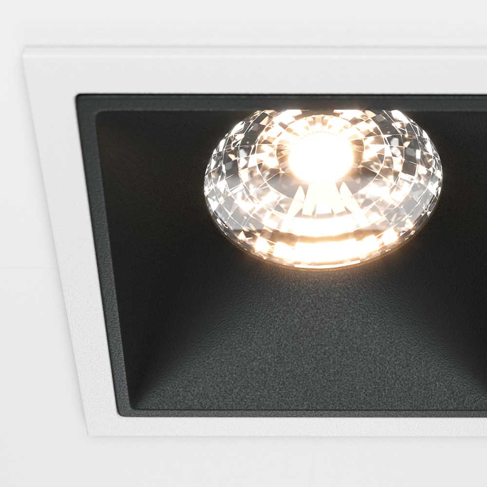 Офисное освещение Встраиваемый светильник Maytoni Alfa LED DL043-01-15W3K-SQ-WB, Белый белый металлические / алюминий и пластик — фото 2