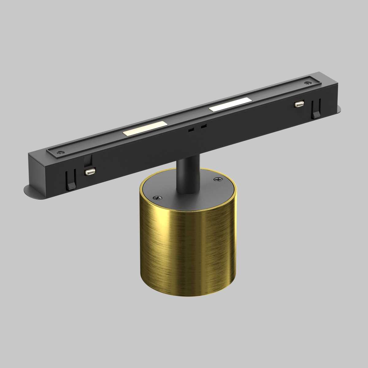 Трековые светильник Трековый светодиодный светильник Maytoni Technical Magnetic Exility Alfa S, Латунь латунь металлические / алюминий — фото 5