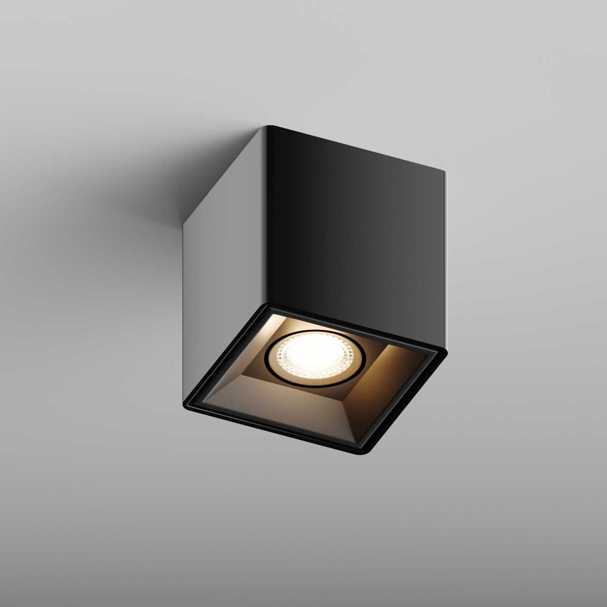 Светильник Точечный светильник Hesby Lighting Hesby Flux IP20, GU5.3, черный HSBL_0120 в стиле мягкий люкс черный пластиковые / полимер — фото 3