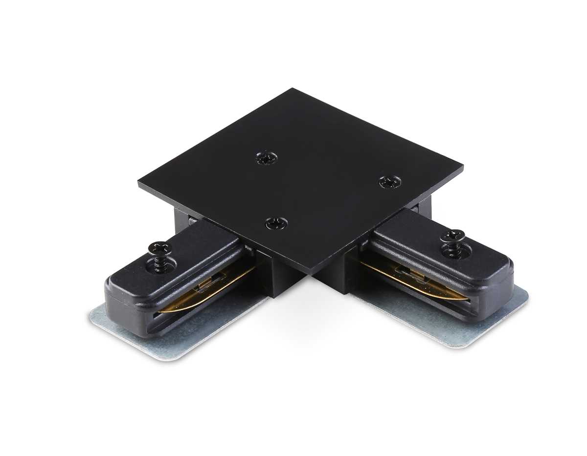 Трековые систем Коннектор питания угловой для шинопровода AMBRELLA LIGHT TRACK SYSTEM GL7166, Черный черный металлические — фото 4