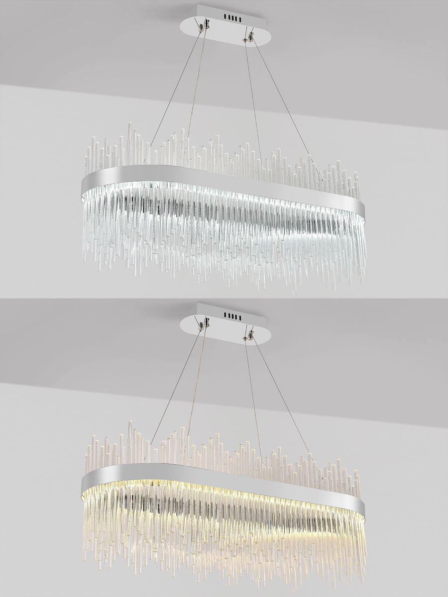 Подвесные светильник Светильник Smart Нимбы Lamps, Хром хром хрустальные / металл / хрусталь — фото 5