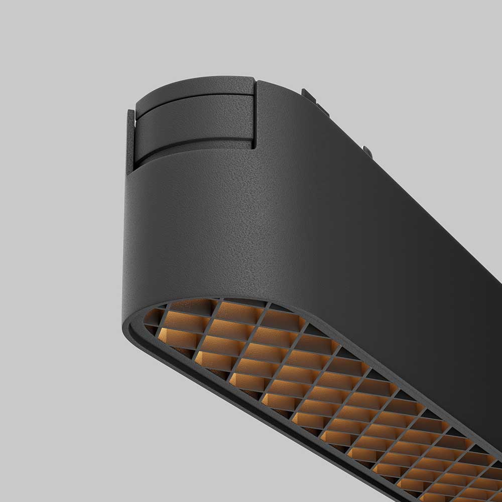 Трековые светильник Трековый светодиодный светильник Maytoni Technical Basis Grid, Черный черный металлические / алюминий — фото 6