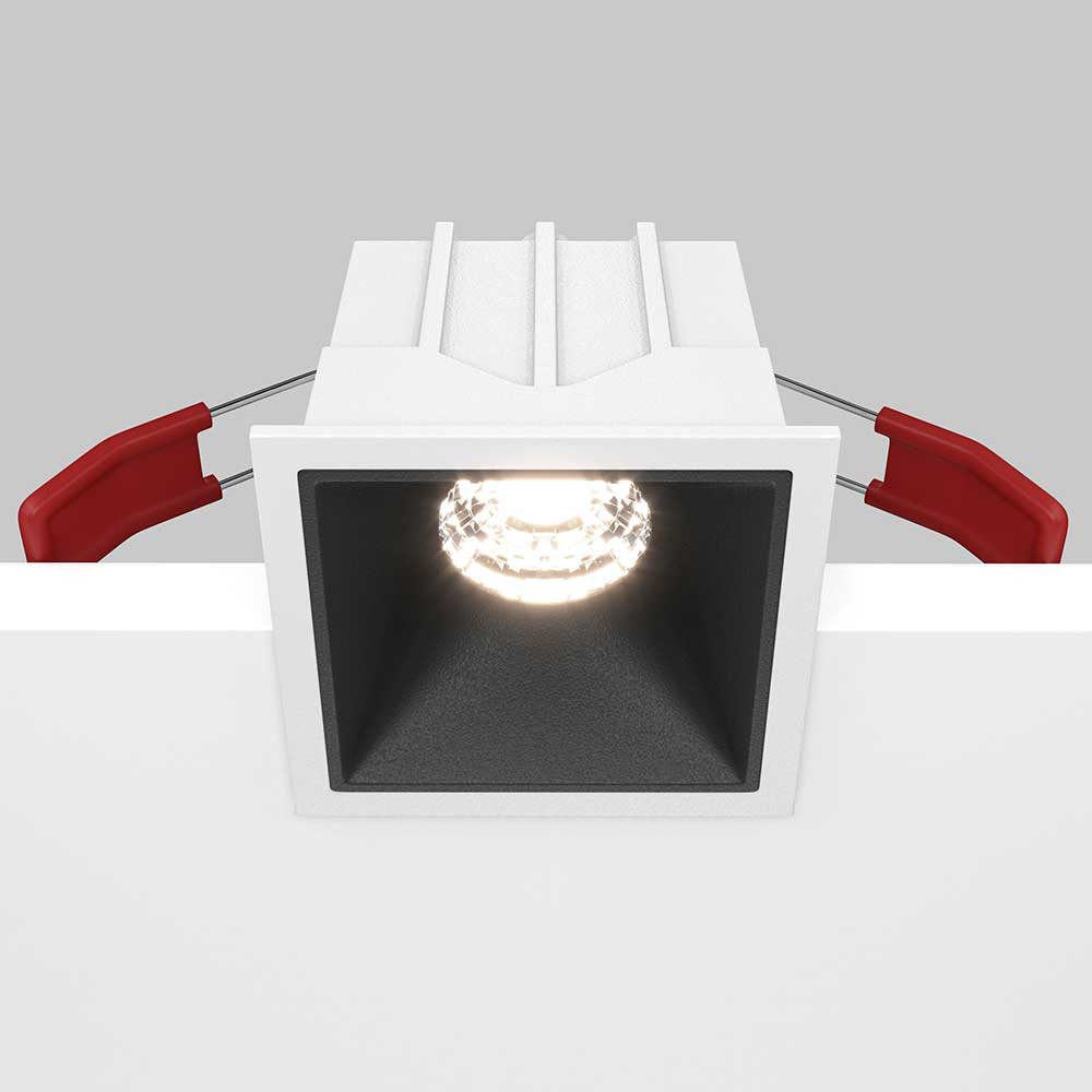 Офисное освещение Встраиваемый светильник Maytoni Alfa LED DL043-01-10W4K-SQ-WB, Белый белый металлические / алюминий и пластик — фото 6