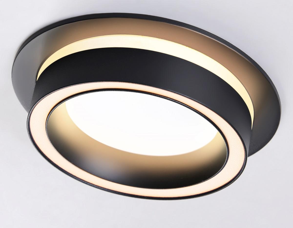 Светильник Встраиваемый светильник Ambrella light Techno Spot Acrylic tech, Черный черный металлические / металл — фото 5