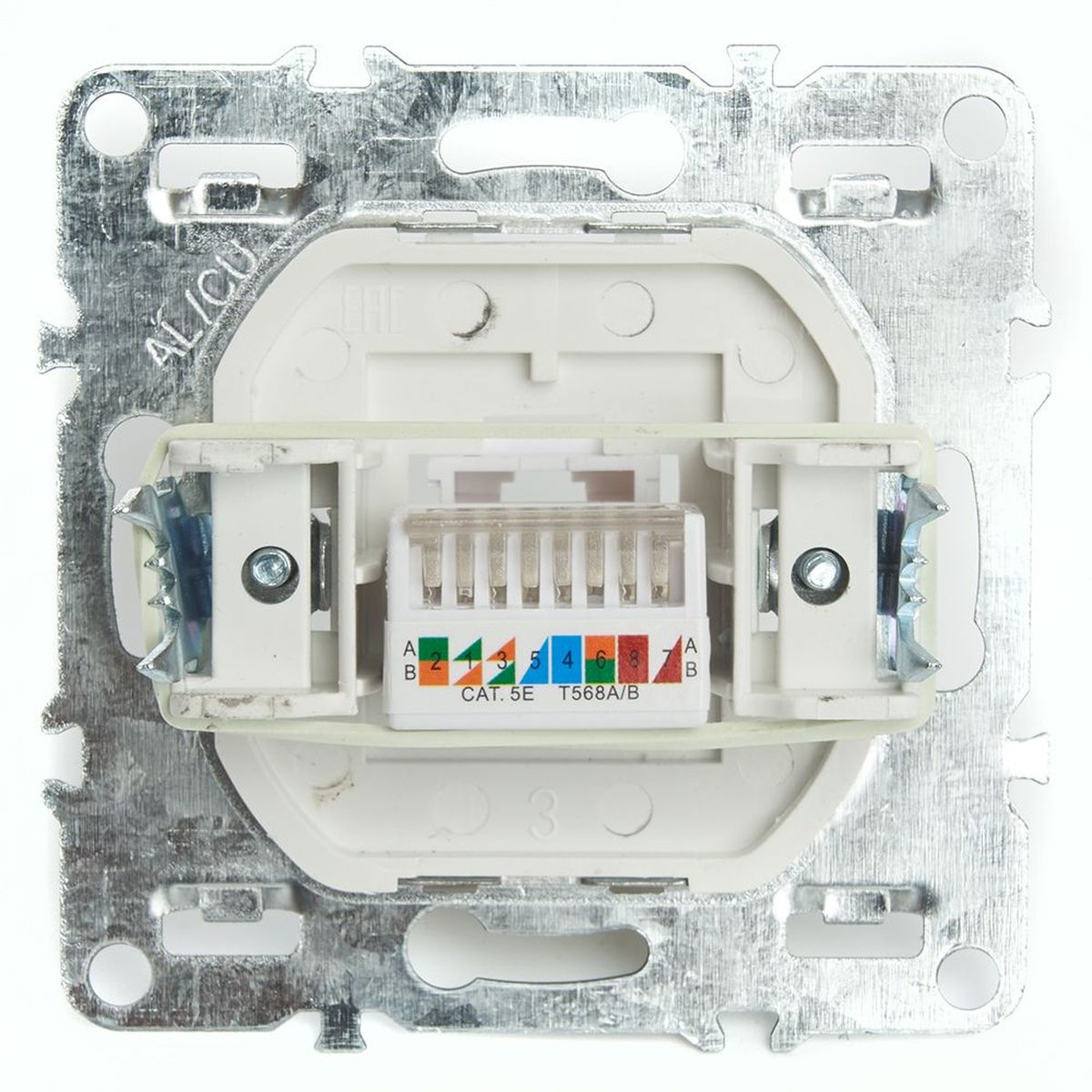 Электротовар Розетка компьютерная RJ-45 Stekker Эрна черный PST00-9107-03 49151 черный abs-пластик / латунь — фото 4
