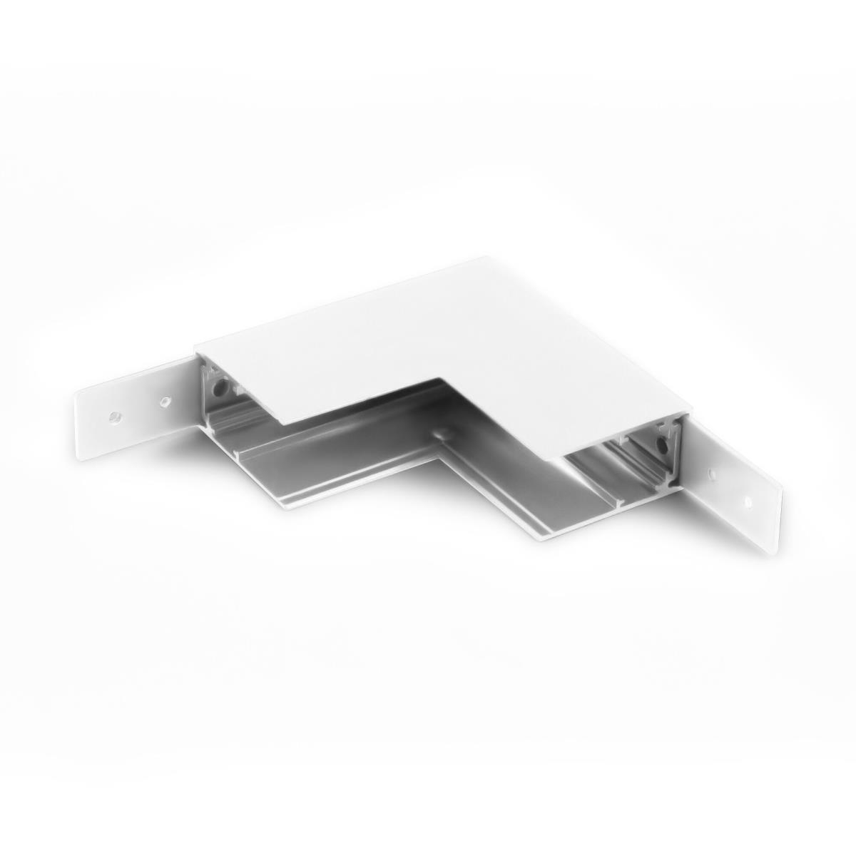 Трековые систем Коннектор угловой для накладного шинопровода Elektrostandard Slim Magnetic 85091 /… белый металлические / металл — фото 4