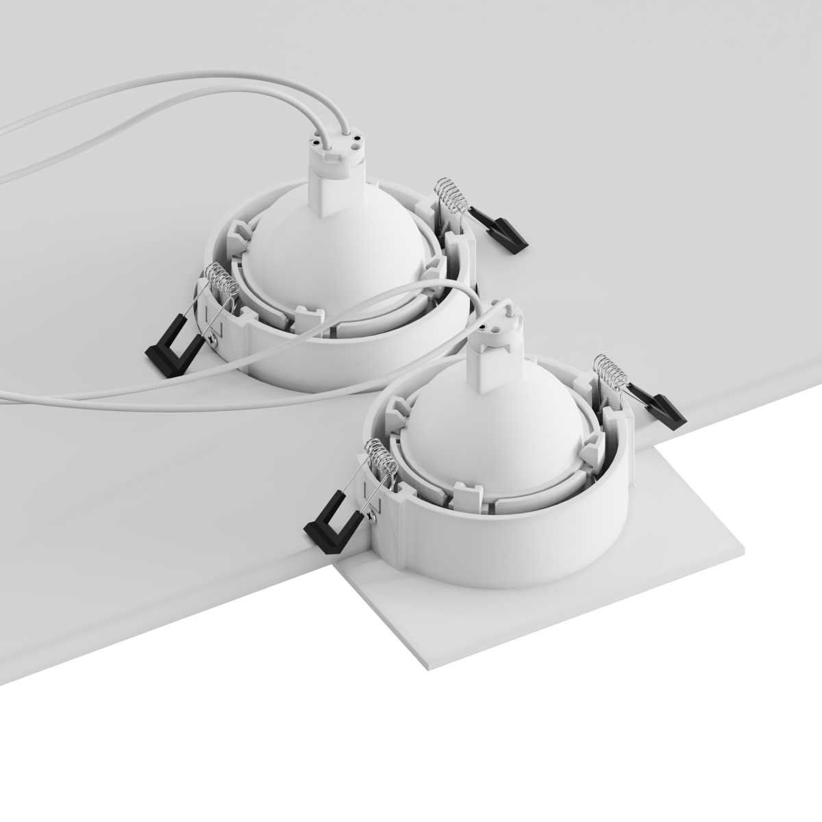Светильник Встраиваемый светильник Hesby Lighting Hesby Bodo IP, GU5.3, белый HSBL_0105 белый пластиковые / полимер — фото 3