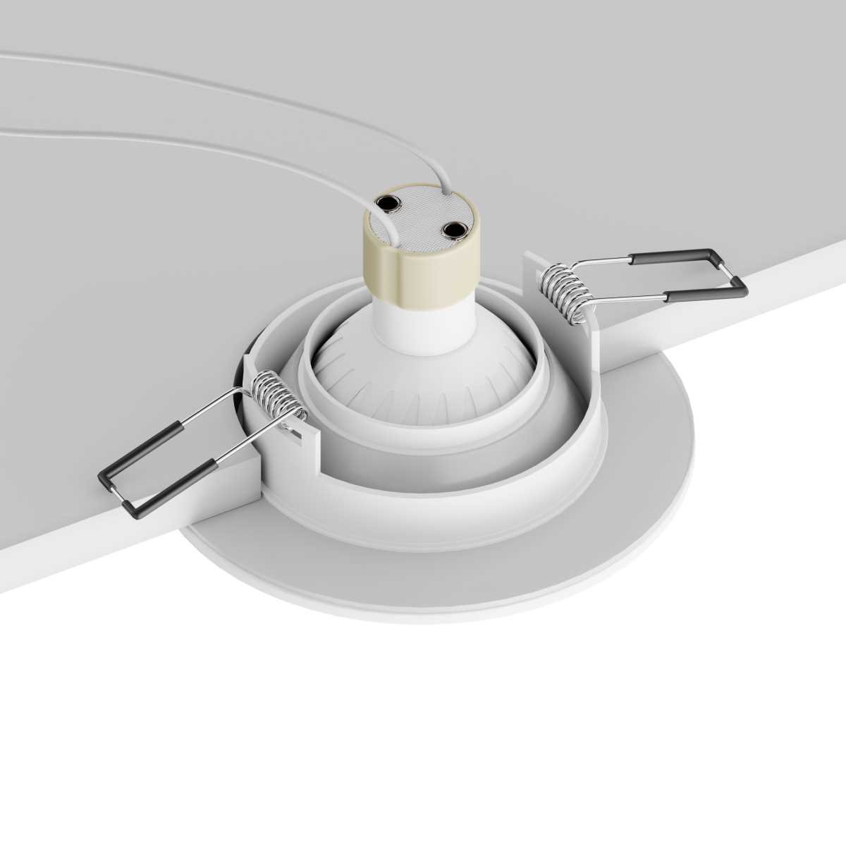 Светильник Встраиваемый светильник Hesby Lighting Aqua Breeze IP44, , белый HSBL_0134 белый металлические / алюминий, стекло — фото 3