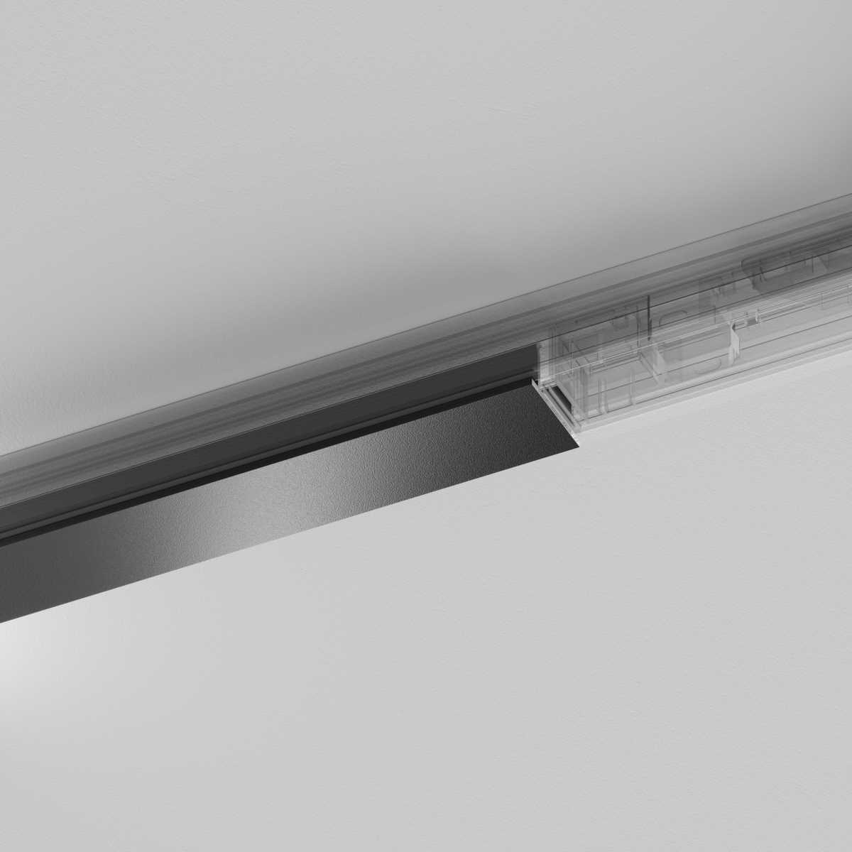 Трековые систем Декоративная накладка 1шт Exility X, черная Maytoni Technical EXILITY X Accessories… черный алюминий — фото 6