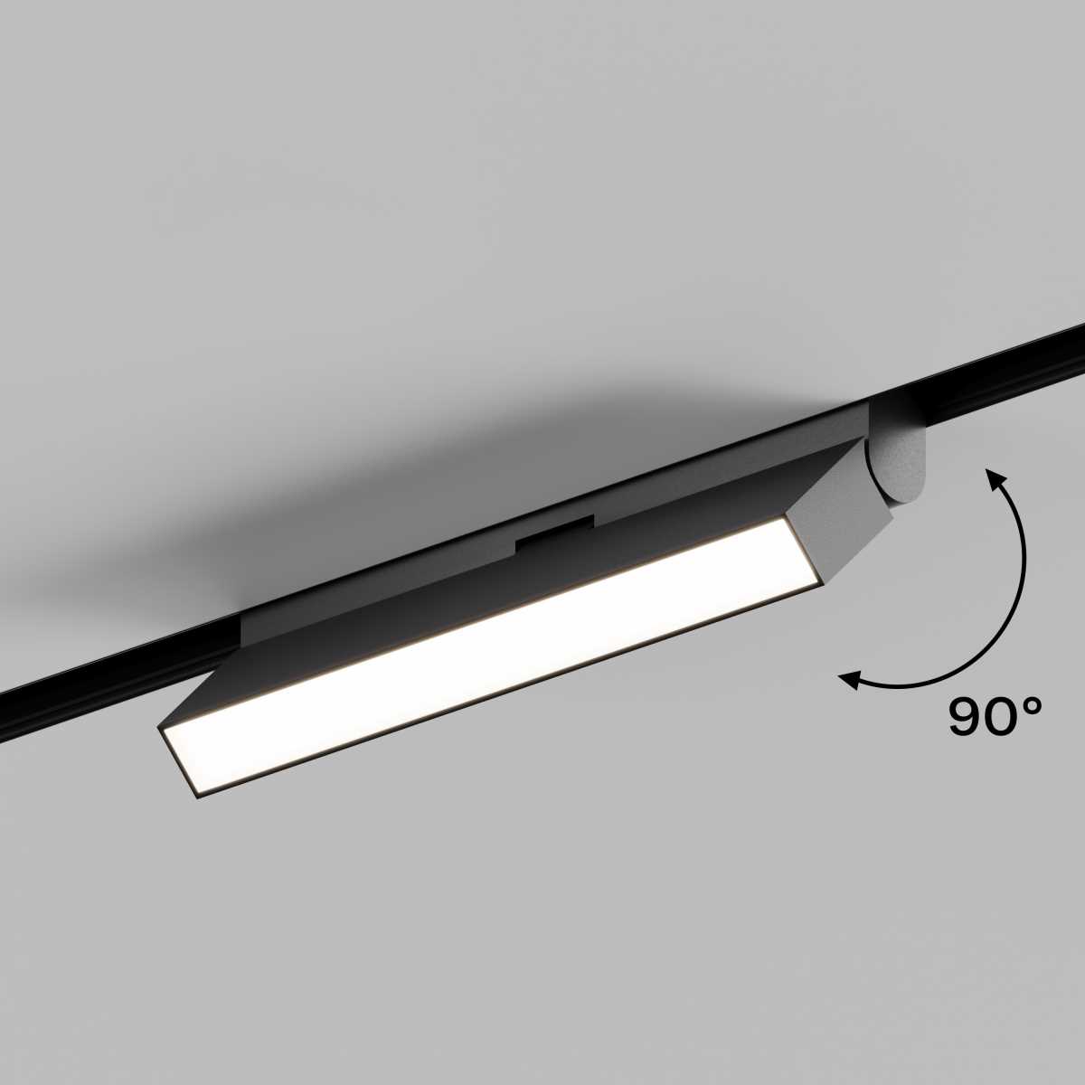 Трековые светильник Трековый линейный светильник Hesby Lighting ElDeko, -, чёрный HSBL_0082, Черный черный металлические / алюминий — фото 5