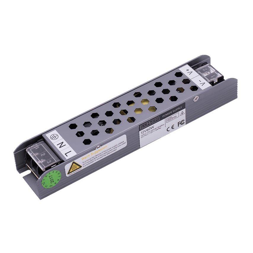 Светодиодные лент Блок питания SWG IP20 5A, Черный черный металлические — фото 3