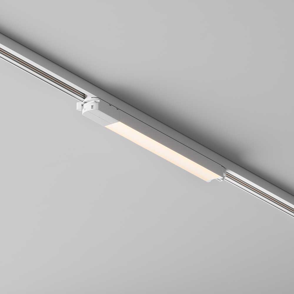 Трековые светильник Трековый светодиодный светильник Maytoni Technical Basis, Белый в стиле минимализм белый металлические / алюминий / металл — фото 2