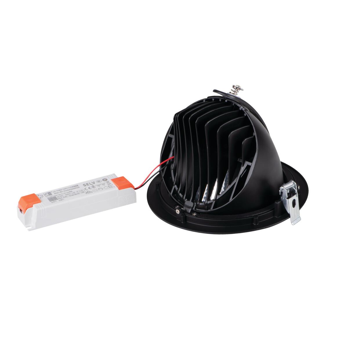Офисное освещение Точечный светодиодный светильник Kanlux HIMA LED 23W-NW-B 22842, Черный черный металлические / алюминий — фото 3