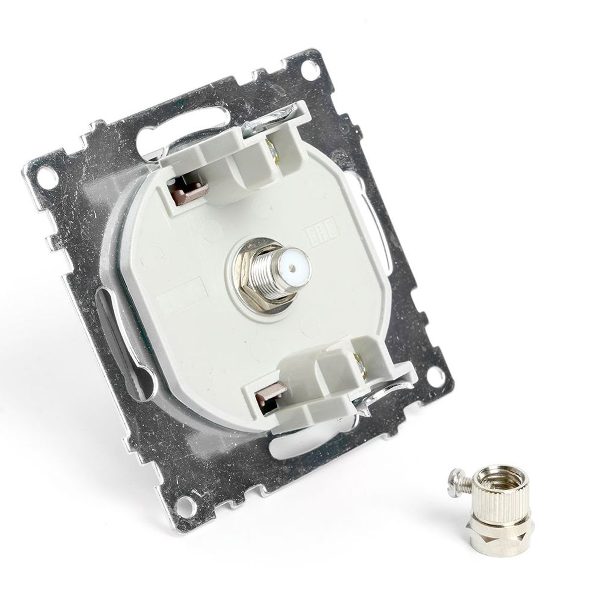 Электротовар ТВ-розетка RJ-45 Stekker Катрин шоколад GLS00-7108-04 49024, Коричневый в скандинавском стиле коричневый поликарбонат / латунь — фото 6
