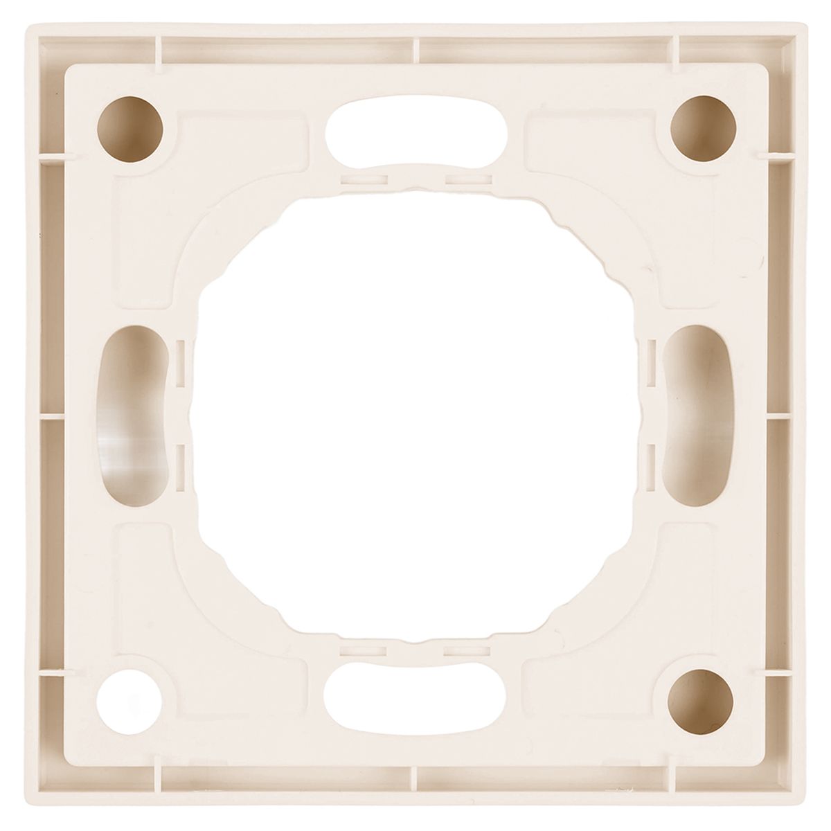Электротовар Рамка Stekker, PFR00-5001-08 1-местная Эмили, кашемир, soft touch 49910, Бежевый бежевый поликарбонат — фото 4