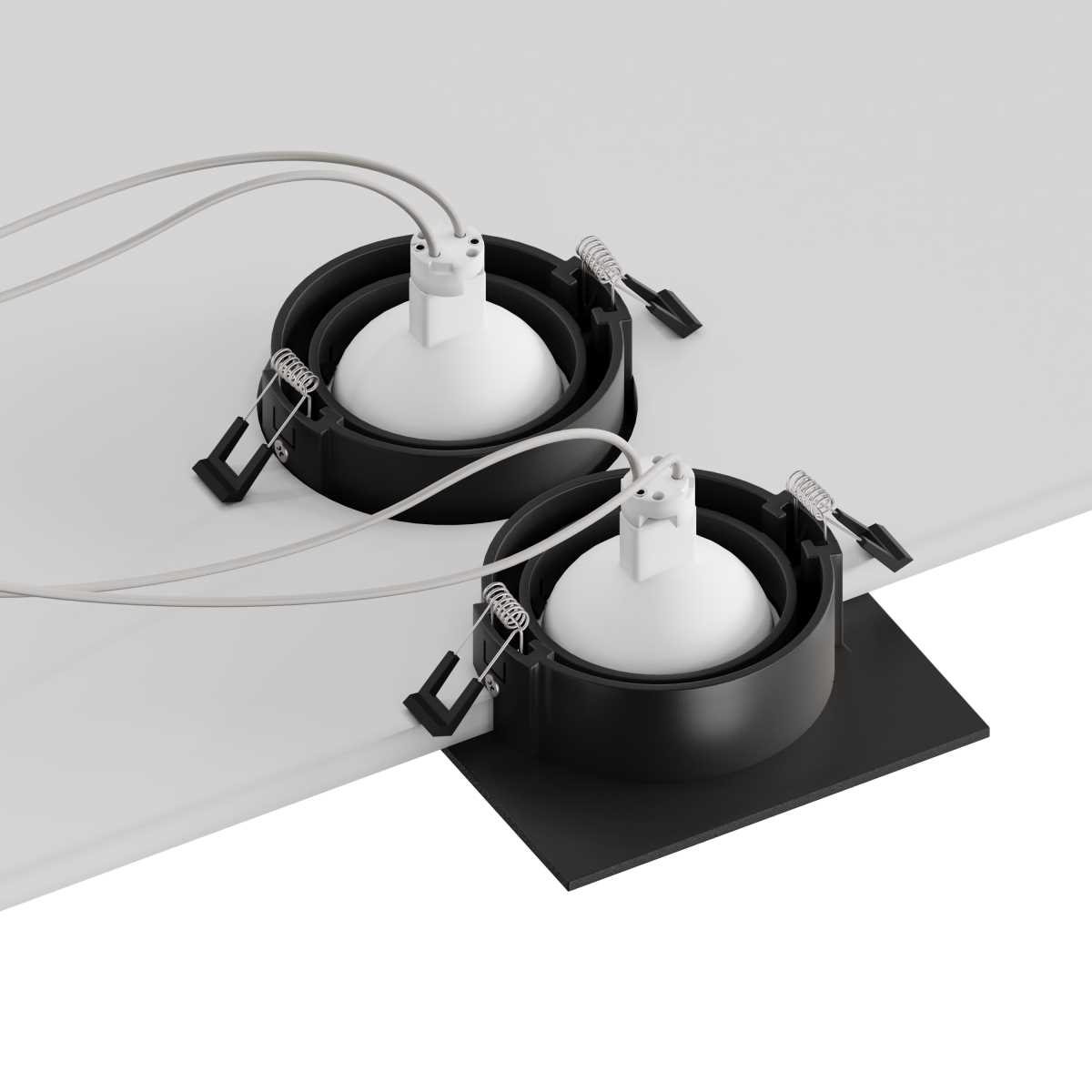 Светильник Встраиваемый светильник Hesby Lighting Hesby Atlas IP, GU5.3, черный HSBL_0117 черный пластиковые / полимер — фото 5