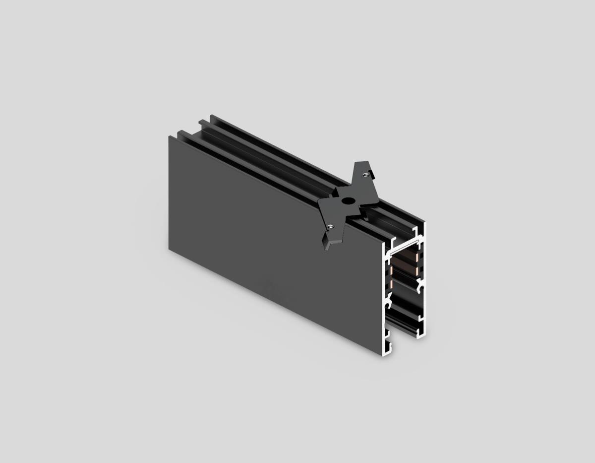 Трековые систем Крепление к потолку для накладного шинопровода Ambrella Light TRACK SYSTEM GL1995 черный металлические / металл — фото 3