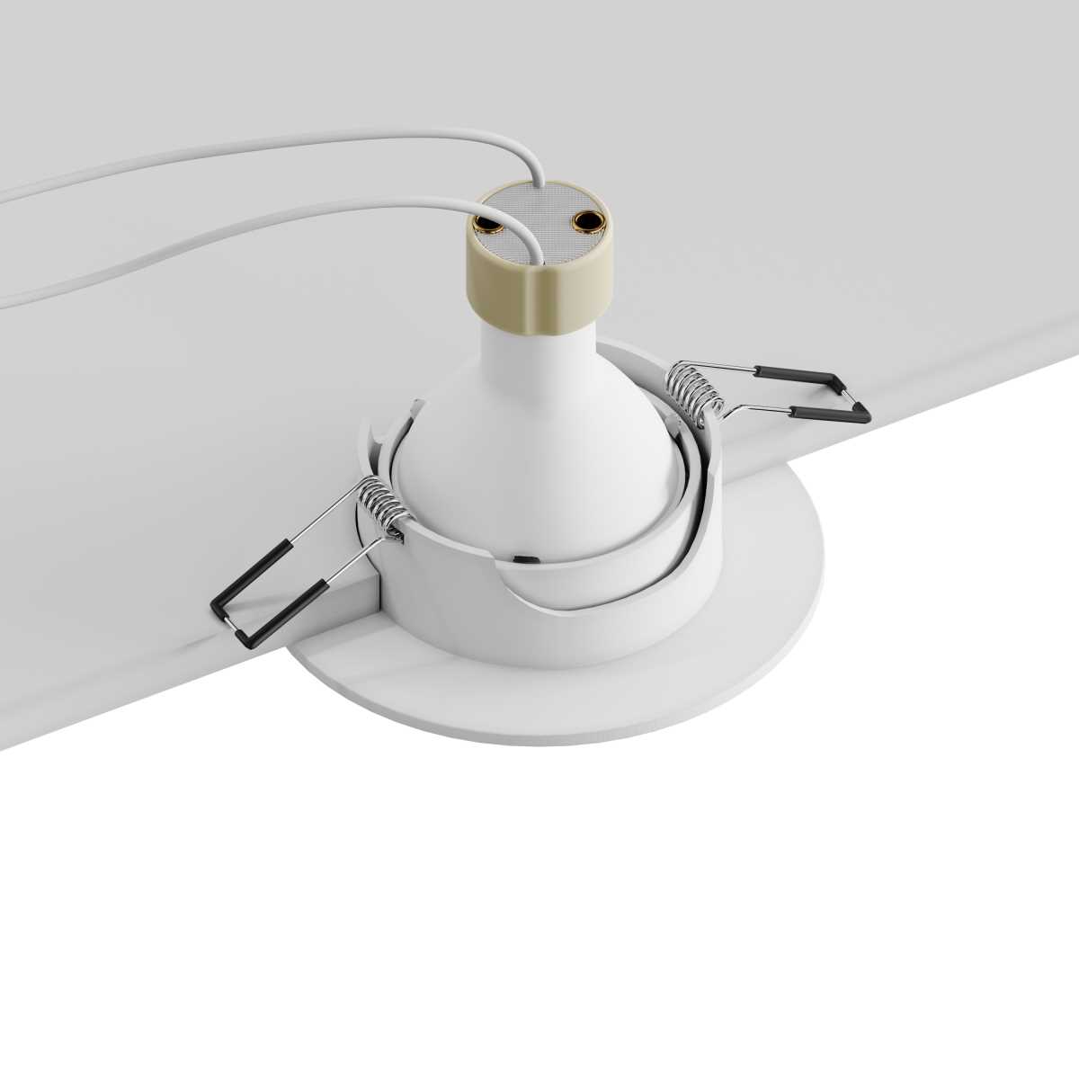 Светильник Встраиваемый светильник Hesby Lighting Hesby Solis IP, белый HSBL_0113 белый металлические / алюминий — фото 2