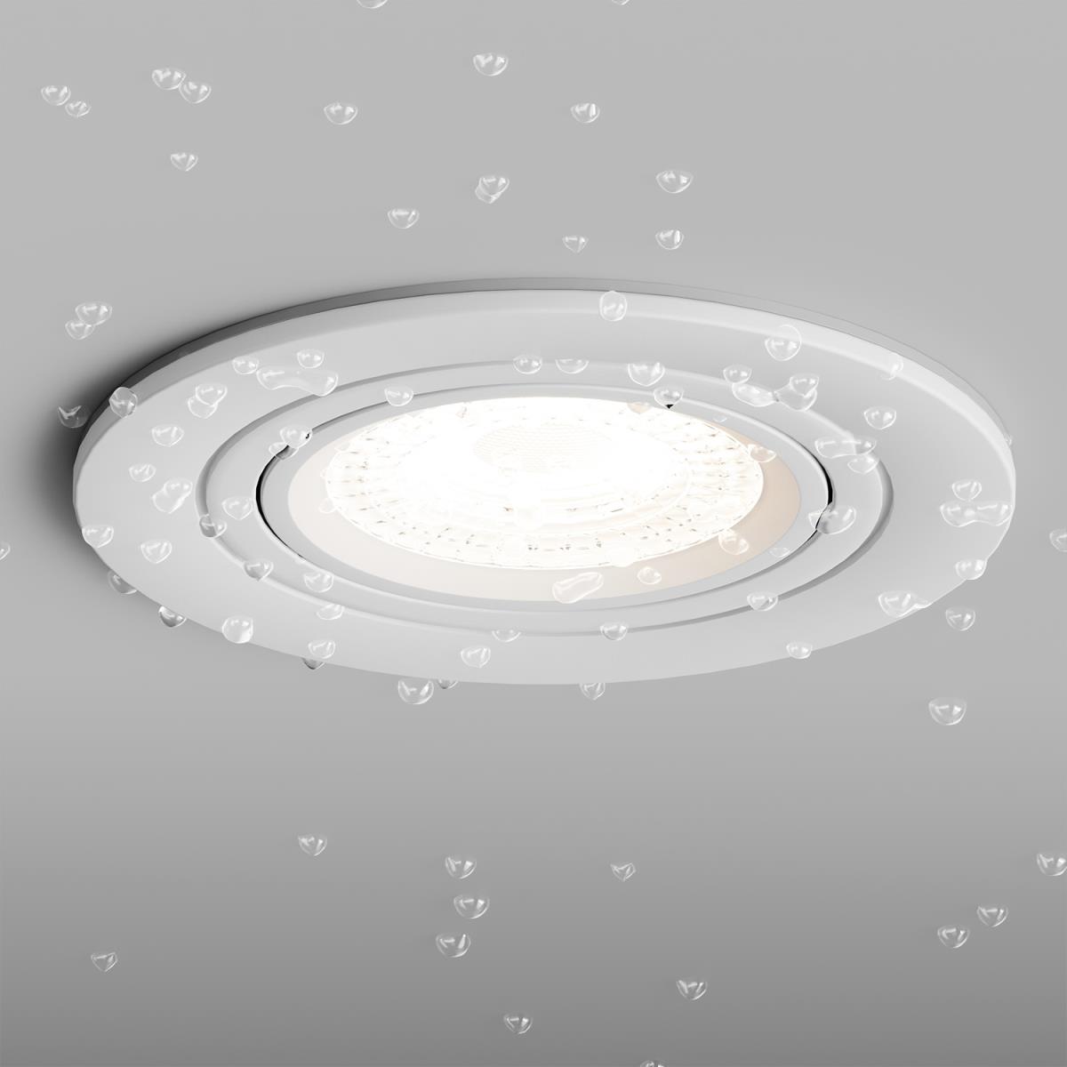 Светильник Встраиваемый светильник Hesby Lighting Aqua Breeze IP44, , белый HSBL_0134 белый металлические / алюминий, стекло — фото 5