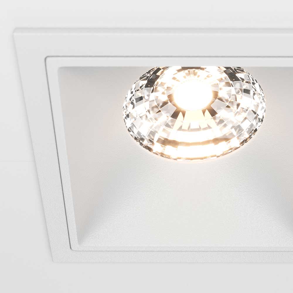 Офисное освещение Встраиваемый светильник Maytoni Alfa LED DL043-01-15W3K-D-SQ-W, Белый белый металлические / алюминий и пластик — фото 5