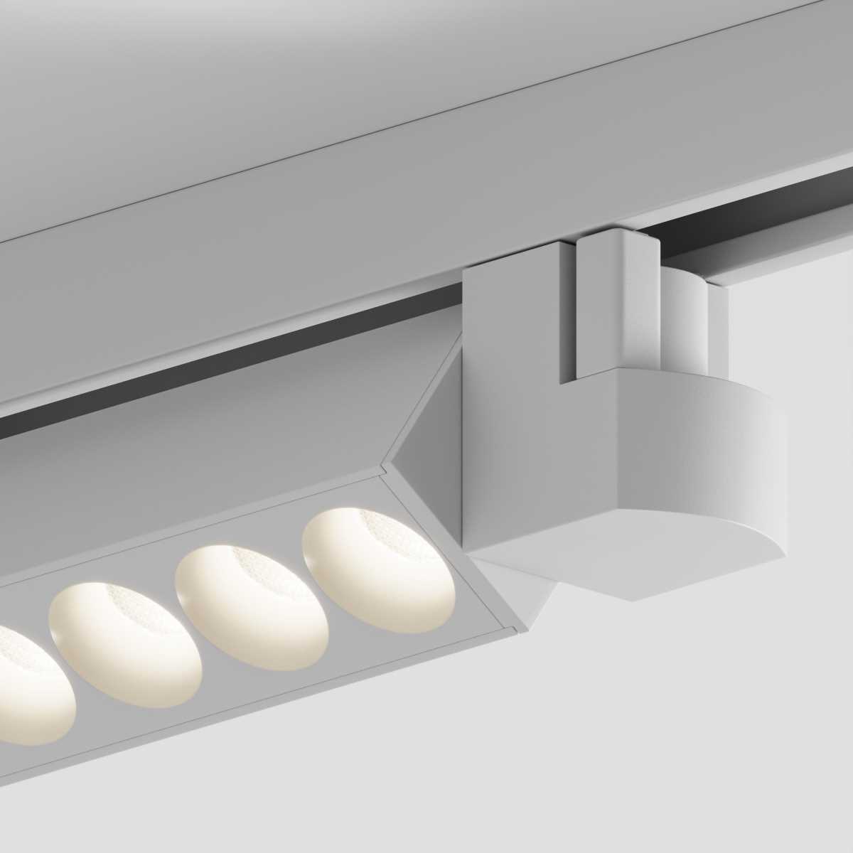 Трековые светильник Трековый линейный светильник направленного света Hesby Lighting Skylite… белый металлические / полимер / алюминий — фото 5