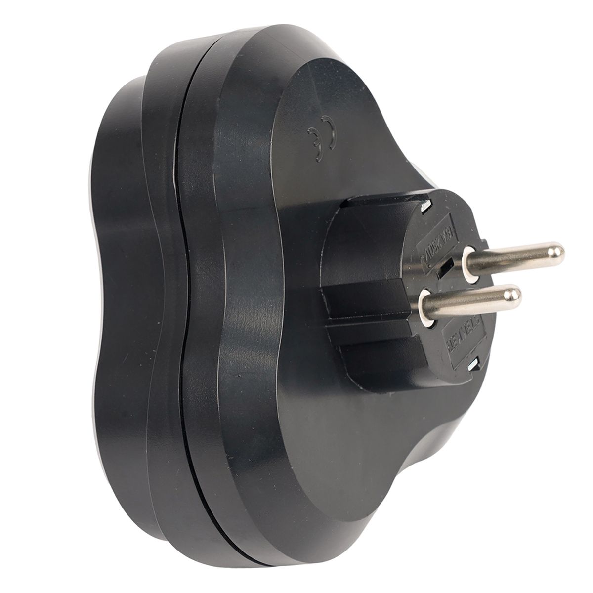 Электротовар Разветвитель сетевой 3-местный с / з Stekker ADP16-23-21, 250V, 16A, ABS пластик,… черный abs-пластик / латунь — фото 6