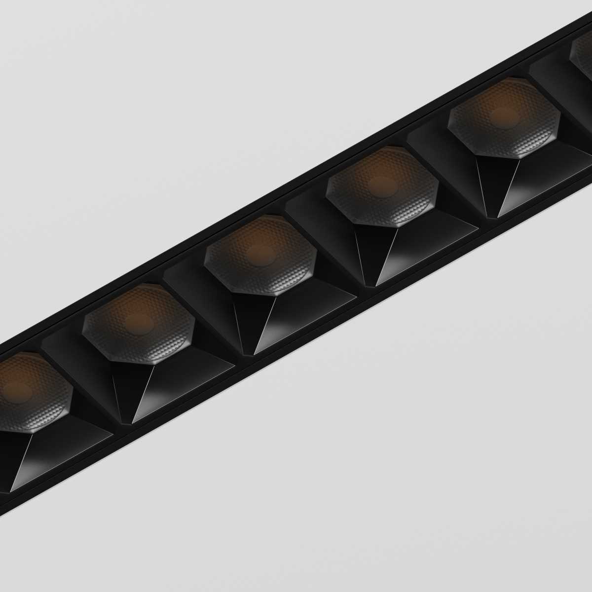Трековые светильник Трековый линейный светильник направленного света Hesby Lighting ElDeko,220мм-,… черный металлические / алюминий — фото 3