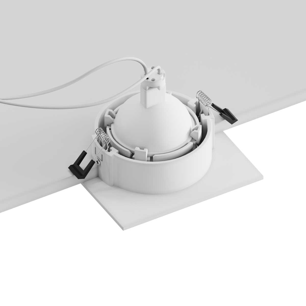 Светильник Встраиваемый светильник Hesby Lighting Hesby Bodo IP, GU5.3, белый HSBL_0106 белый пластиковые / полимер — фото 2
