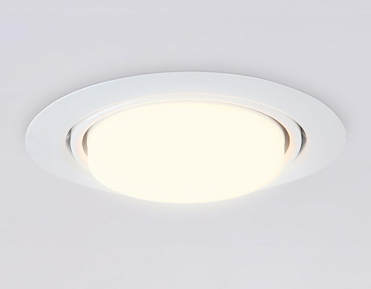 Светильник Встраиваемый поворотный светильник Ambrella light Standard Spot Spot, Белый белый металлические / металл / стекло — фото 3