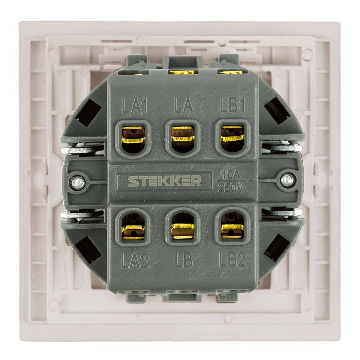 Электротовар Заглушка (механизм) Stekker Мия RST00-3116-05 черный бархат 50470 черный поликарбонат — фото 2