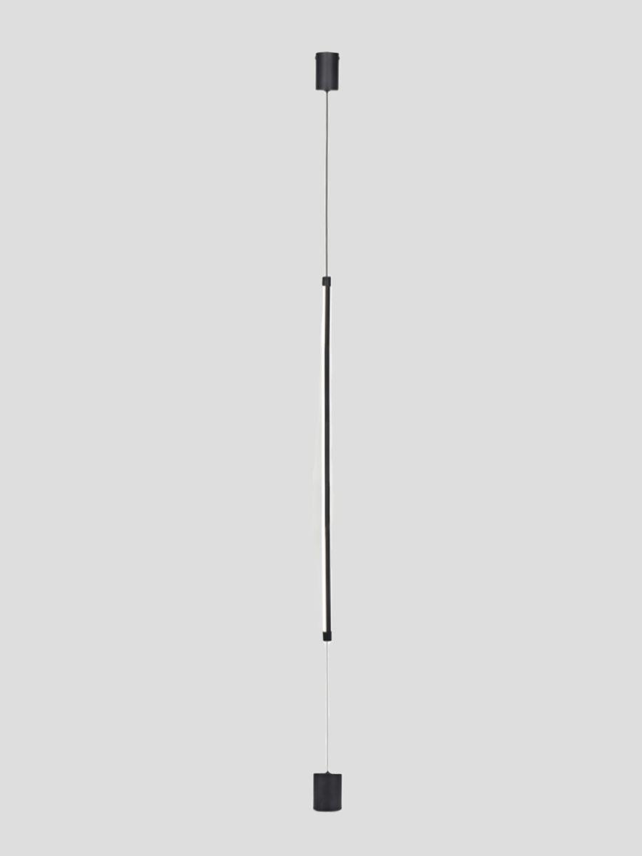 Подвесные светильник Светильник Linea 14024 A 1P Black, Черный в стиле минимализм черный металлические / металл / металл, силикон — фото 2