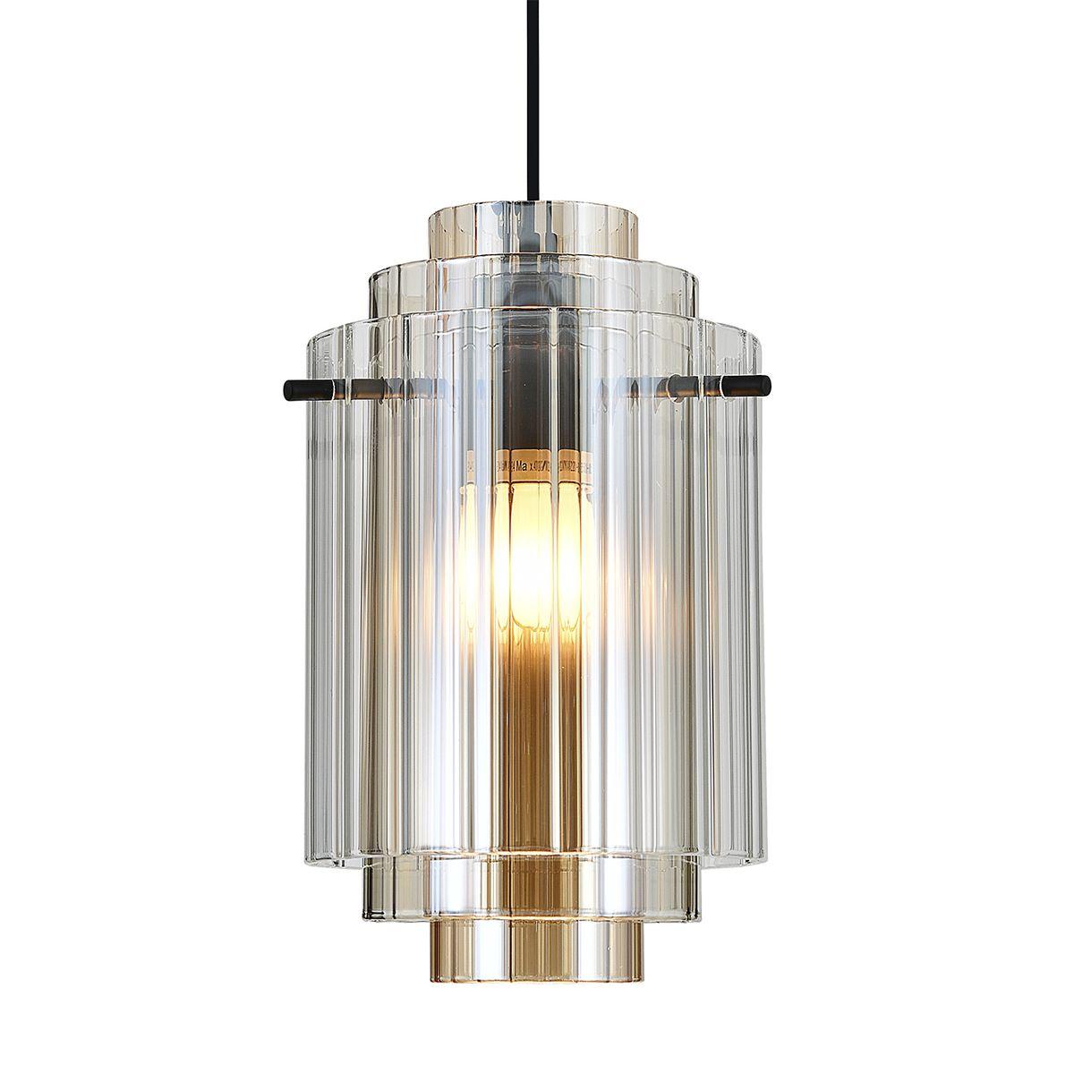 Подвесные светильник Светильник Brandy 11054 1P Cognac, Коричневый коричневый стеклянные / металл / стекло — фото 3