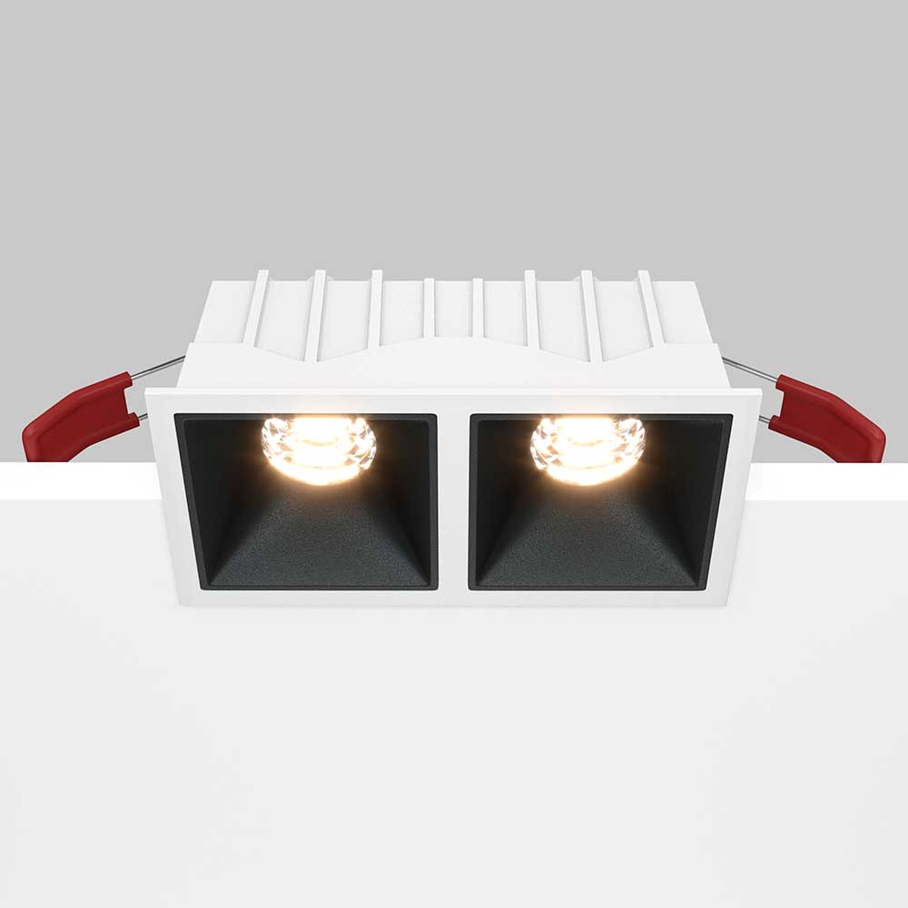 Офисное освещение Встраиваемый светильник Maytoni Alfa LED DL043-02-10W3K-D-SQ-WB, Белый белый металлические / алюминий и пластик — фото 5