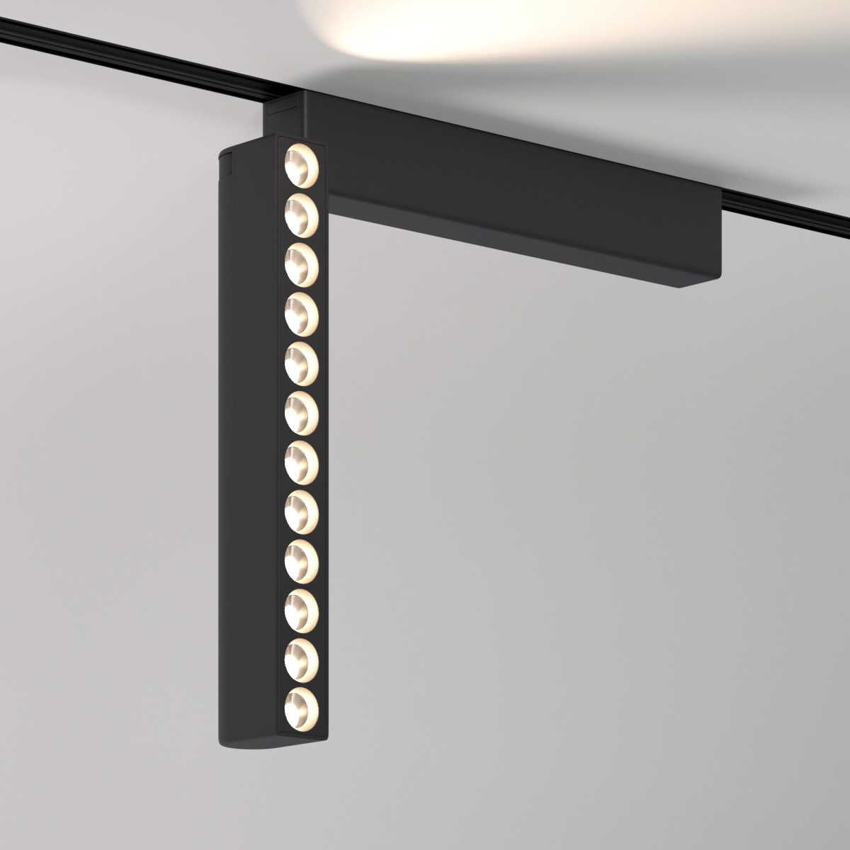 Трековые светильник Трековый светодиодный светильник Elektrostandard Flat Magnetic Insight 85091 01 черный черный металлические / алюминий / пластик — фото 5