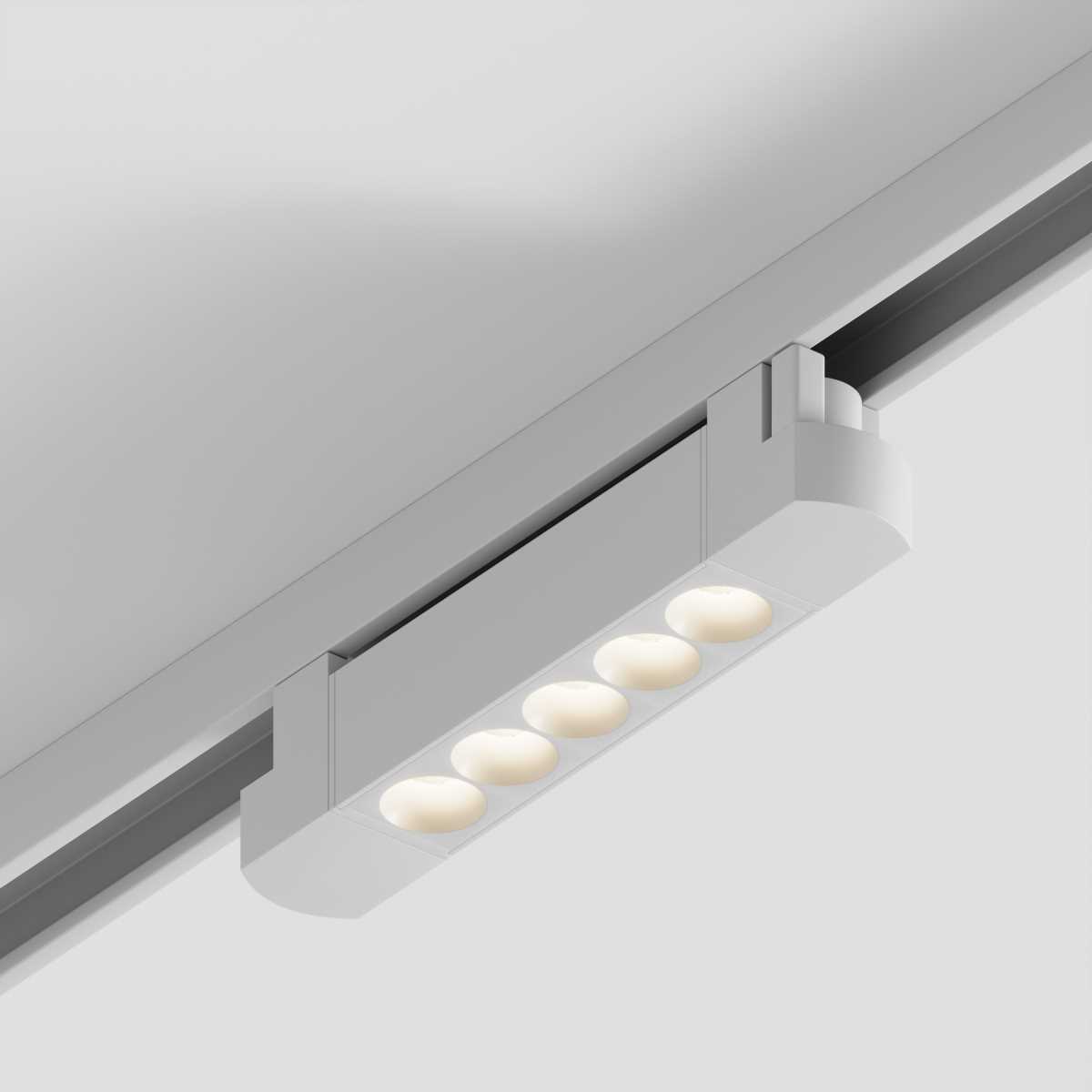 Трековые светильник Трековый линейный светильник направленного света Hesby Lighting Skylite… белый металлические / полимер / алюминий — фото 2