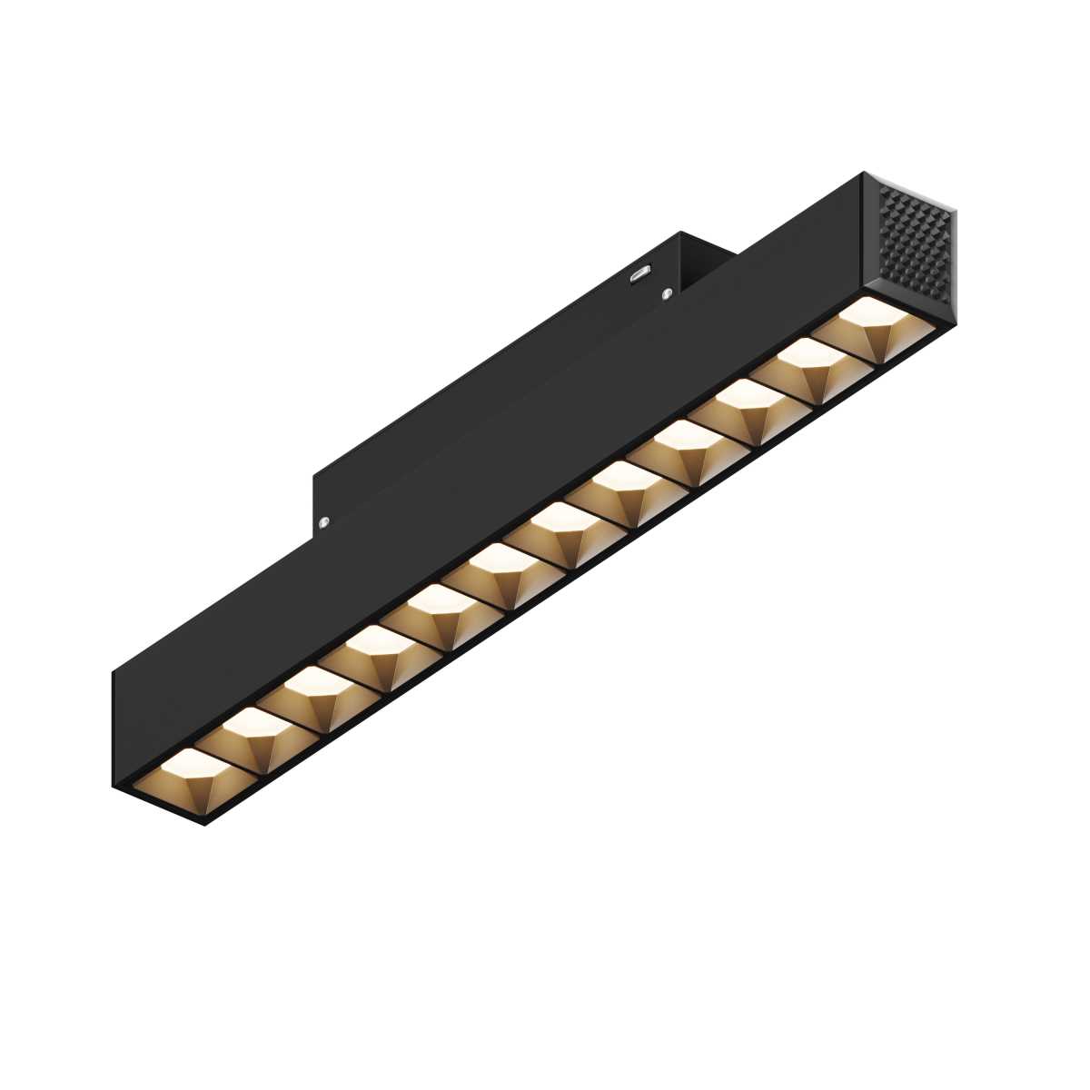 Трековые светильник Трековый линейный светильник направленного света Hesby Lighting ElDeko 220мм-,… черный металлические / алюминий — фото 2