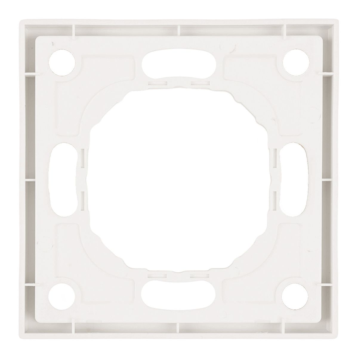 Электротовар Рамка 1-постовая Stekker Эмили белый фарфор PFR00-5001-01 49884 белый поликарбонат — фото 5