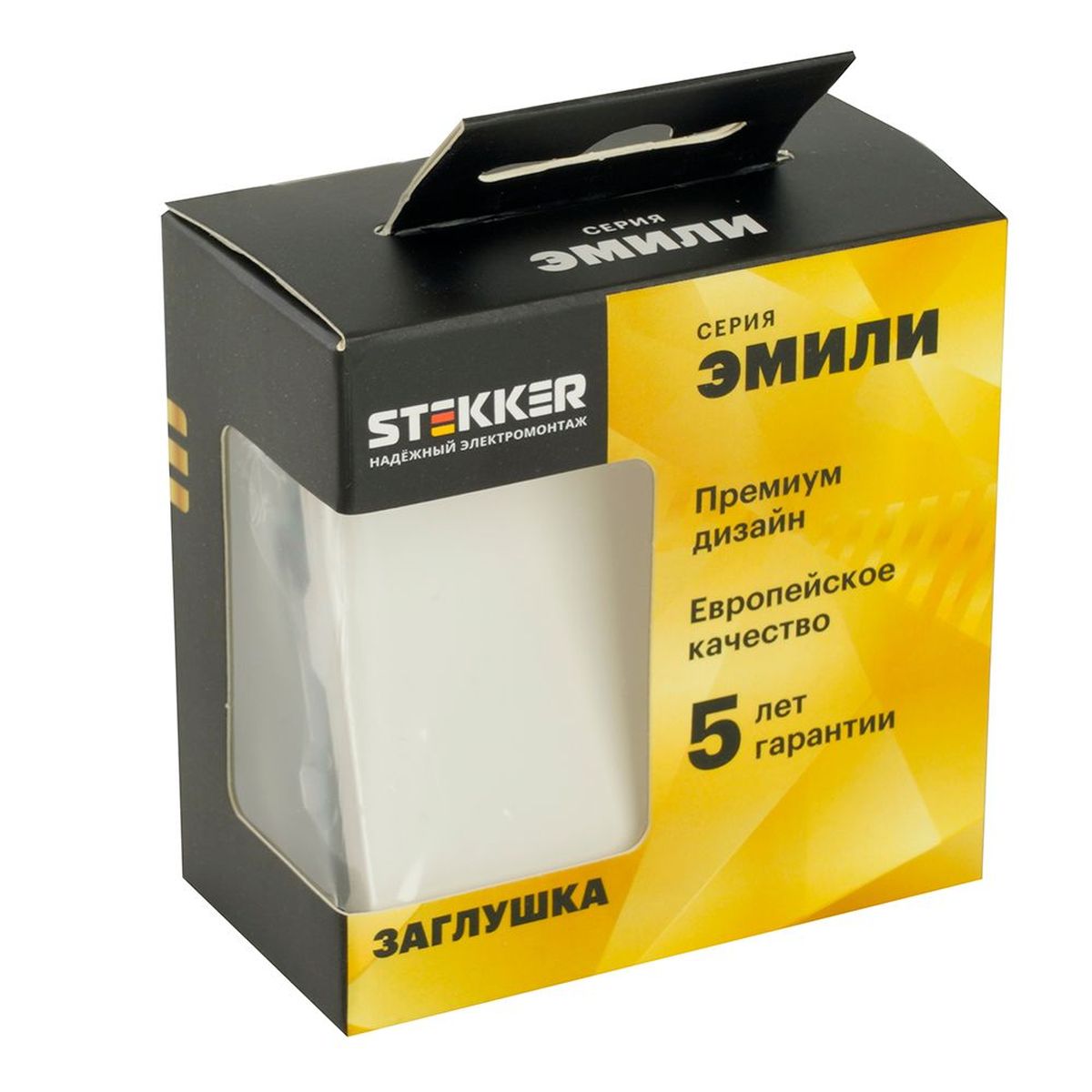Электротовар Заглушка Stekker Эмили белый фарфор RST00-5116-01 49883 белый поликарбонат — фото 3