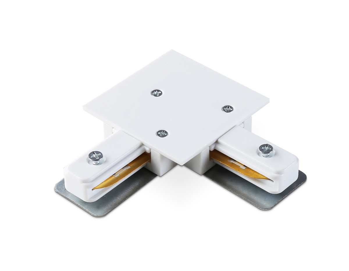 Трековые систем Коннектор питания угловой для шинопровода AMBRELLA LIGHT TRACK SYSTEM GL7165, Белый белый металлические — фото 3