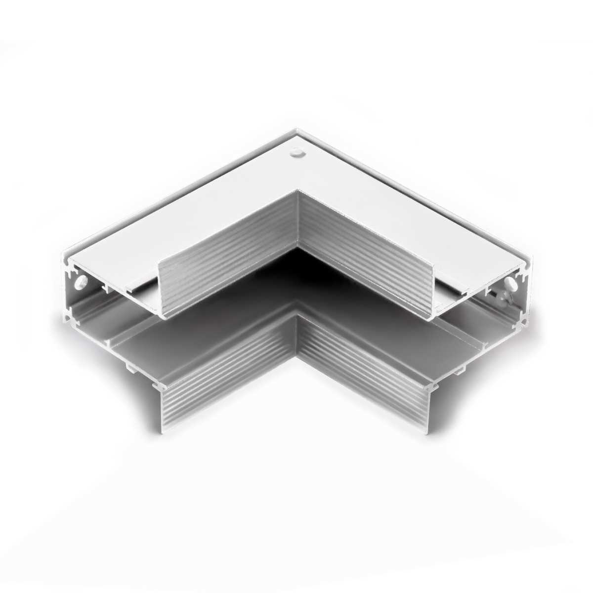 Трековые систем Коннектор угловой для встраиваемого шинопровода Elektrostandard Slim Magnetic 85093… белый металлические / алюминий — фото 2