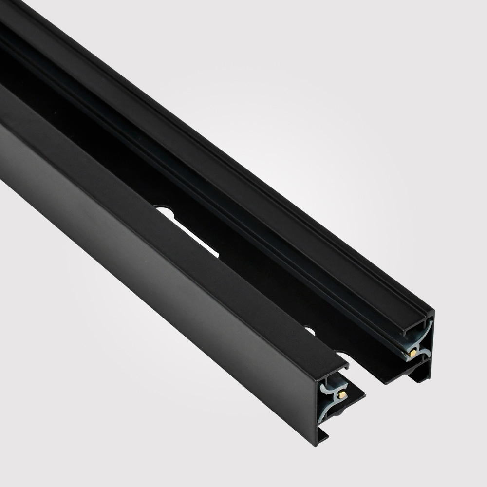 Трековые систем Шинопровод накладной Hesby Lighting Skylite Однофазный 220В-1м, чёрный HSBL_0001 черный металлические / алюминий — фото 6
