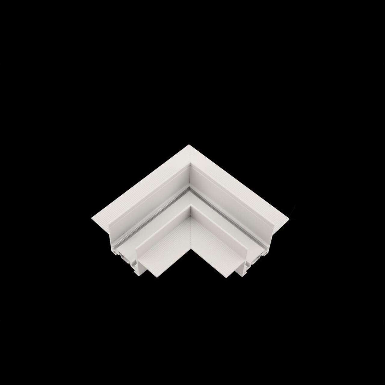 Трековые систем Соединитель угловой встраиваемый Aployt Magnetic track 48 APL.0182.10.04, Белый белый металлические / алюминий — фото 4
