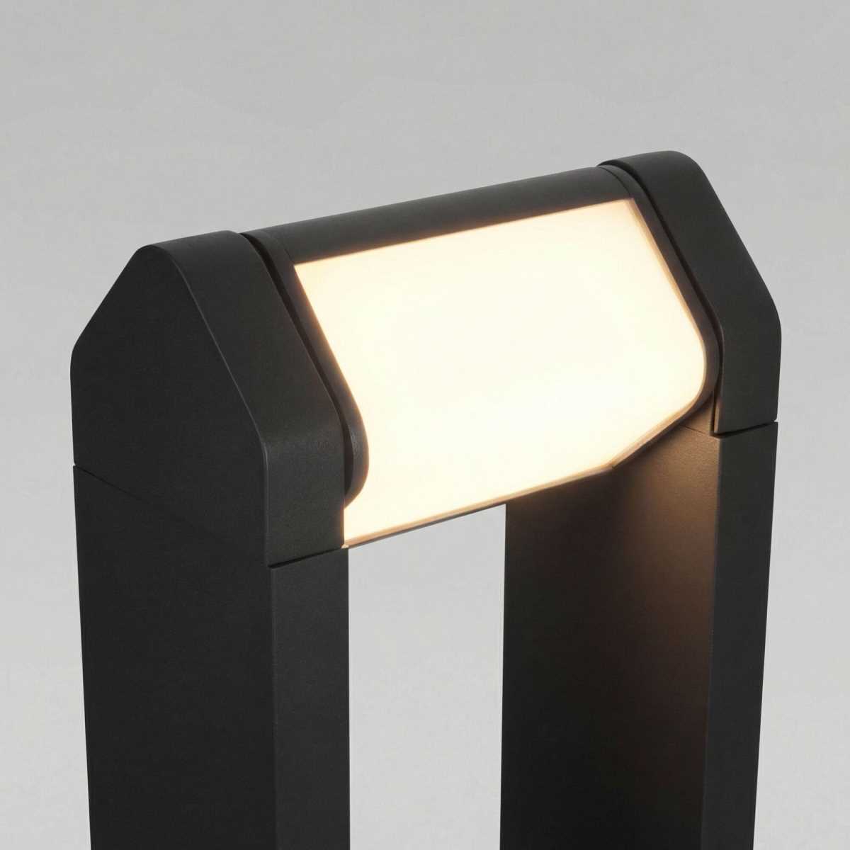Уличное освещение Уличный светодиодный светильник Elektrostandard Dors F LED (35163 / F) 3000K черный… черный пластиковые / металл / пластик — фото 3