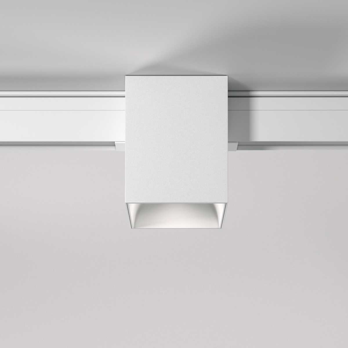 Трековые светильник Трековый светодиодный светильник Elektrostandard Slim Magnetic Solo 85055 01 белый белый металлические / алюминий — фото 5