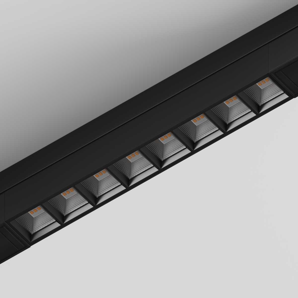 Трековые светильник Трековый линейный светильник направленного света Hesby Lighting Skylite… черный металлические / алюминий — фото 4